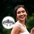 thumbnail image 2 of MasteelfCA Alloy Elegant Bridal Crown Rhinestone Headband Handmade Crown Decoration, 2 of 7