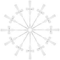 TAILTOSS 50pcs Acrylic Cross Suncatcher Kit for Window Hanging Decor DIY Creativity Sunday School Activities