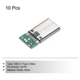 thumbnail image 3 of 10Pcs  USB Type C Connector 24 Pins Male Plug Socket Connector with PCB Board, 3 of 4