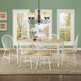 thumbnail image 6 of Better Homes and Gardens Autumn Lane Farmhouse Dining Table, White and Natural (Table only), 6 of 9