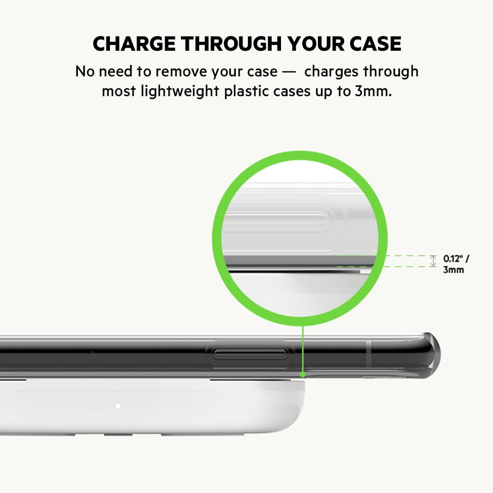 Belkin Quick Charge Wireless Charging Pad - 10W Qi-Certified Charger Pad for iPhone, Samsung Galaxy, Apple Airpods Pro & More - Charge While Listening to Music & Streaming Videos - 2-Pack Black