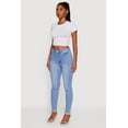 thumbnail image 3 of Womens WAX High Waist Whiskered Skinny Jeans, 3 of 5