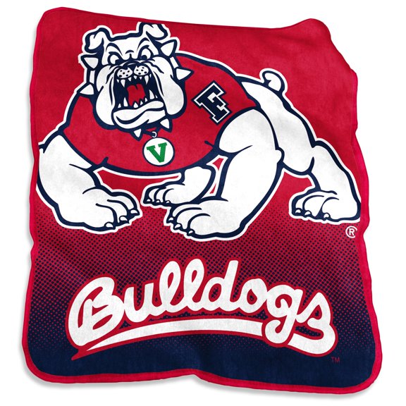 Fresno State Bulldogs 50'' x 60'' Plush Raschel Logo Throw Blanket