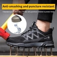 thumbnail image 4 of Zapatillas de deporte para hombre, botas de trabajo antideslizantes con punta de acero, suaves y flexibles para deportes al aire libre Hugtrwg Para estrenar, 4 of 9
