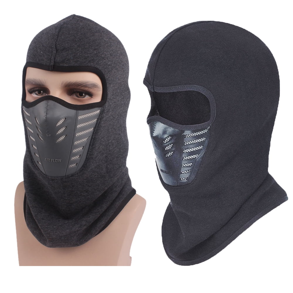 Men Winter Ski Mask Windproof Warm Face Mask Cold Weather Balaclava Full Face Cover Masks for Motorcycle Snowboarding Cycling Outdoor Sports Green