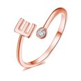 thumbnail image 1 of Moda 26 anillos de apertura de letras en inglés Zircon Girls Love Retro Jewelry Gift Wmkox8yi sjalhkljlk2729, 1 of 1