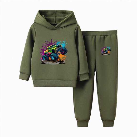 Toddler Baby Boy Clothes Outfits Long Sleeve Solid Sweatshirt(AG,4-5 Years)