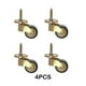 thumbnail image 4 of Naiovety El echador móvil 4piece rueda los echadores de latón multiusos del tornillo para el acuerdo liso del balanceo Conjuntos de muebles de dormitorio, 4 of 6