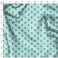 thumbnail image 4 of Soimoi Polyester Crepe Fabric Floral Block Printed Craft Fabric by The Yard 42 Inch Wide, 4 of 5