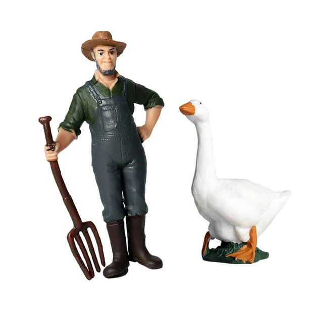Figuras de animales de granja, escenas de juguete, conjuntos de juegos, decoración, modelos, figuras para niños y bebés I