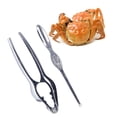 thumbnail image 1 of Crab Stainless Steel Crab Tools Crab Cracker Clip Spoon Set Easy To Use Crab Eating Tools For Home Use, 1 of 8