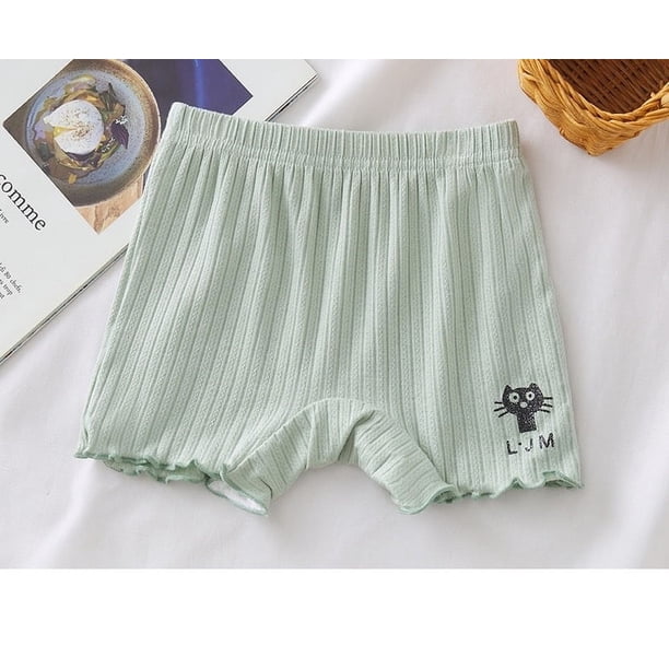 Pantalones de seguridad para niñas, de verano, finos, de modal, anti-caminar, calzoncillos tipo bóxer para niñas pequeñas y grandes