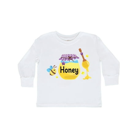 

Inktastic Sweet as Honey with Honey Jar and Bee Gift Toddler Toddler Girl Long Sleeve T-Shirt