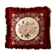 thumbnail image 2 of Steadline Ethnic Embroidery Throw Pillow,Lace Trim Square Cushion Cover,Bohemian Style Home Decor for Sofa and Bed,Machine Washable Decorative Pillow Case, 2 of 7