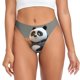 thumbnail image 1 of Fotbe Cartoon Pandas Basketball Tanga Sin Costuras para Mujer con Estampado – Panties Invisibles, Transpirables y Cómodos para Uso Diario-Small, 1 of 6