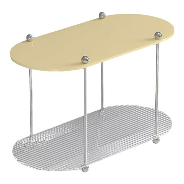 Estante de almacenamiento Para baño Sunnimix organizador de maquillaje Carrito de ducha Beige claro