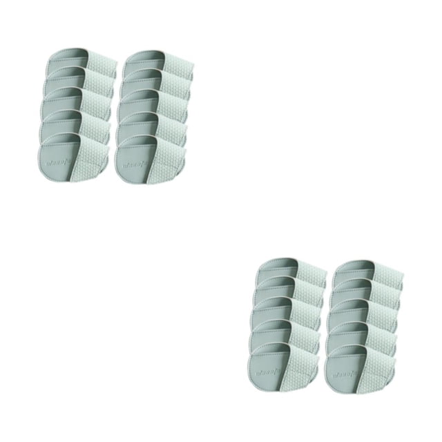 Thinsony Golf Head Covers PU Portable Protector Travel Athlete Golf for Training Light Blue Small 10 Pcs 2Set
