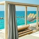 thumbnail image 1 of Yescom 54"x96" Outdoor Curtain Tab Top Drape UV30+ Pergola Porch Cabana Garden 4 Pack, 1 of 9