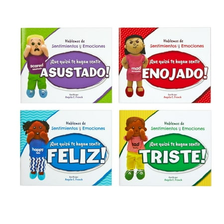 Excellerations Let?s Talk About Feelings and Emotions Spanish Books Set 1