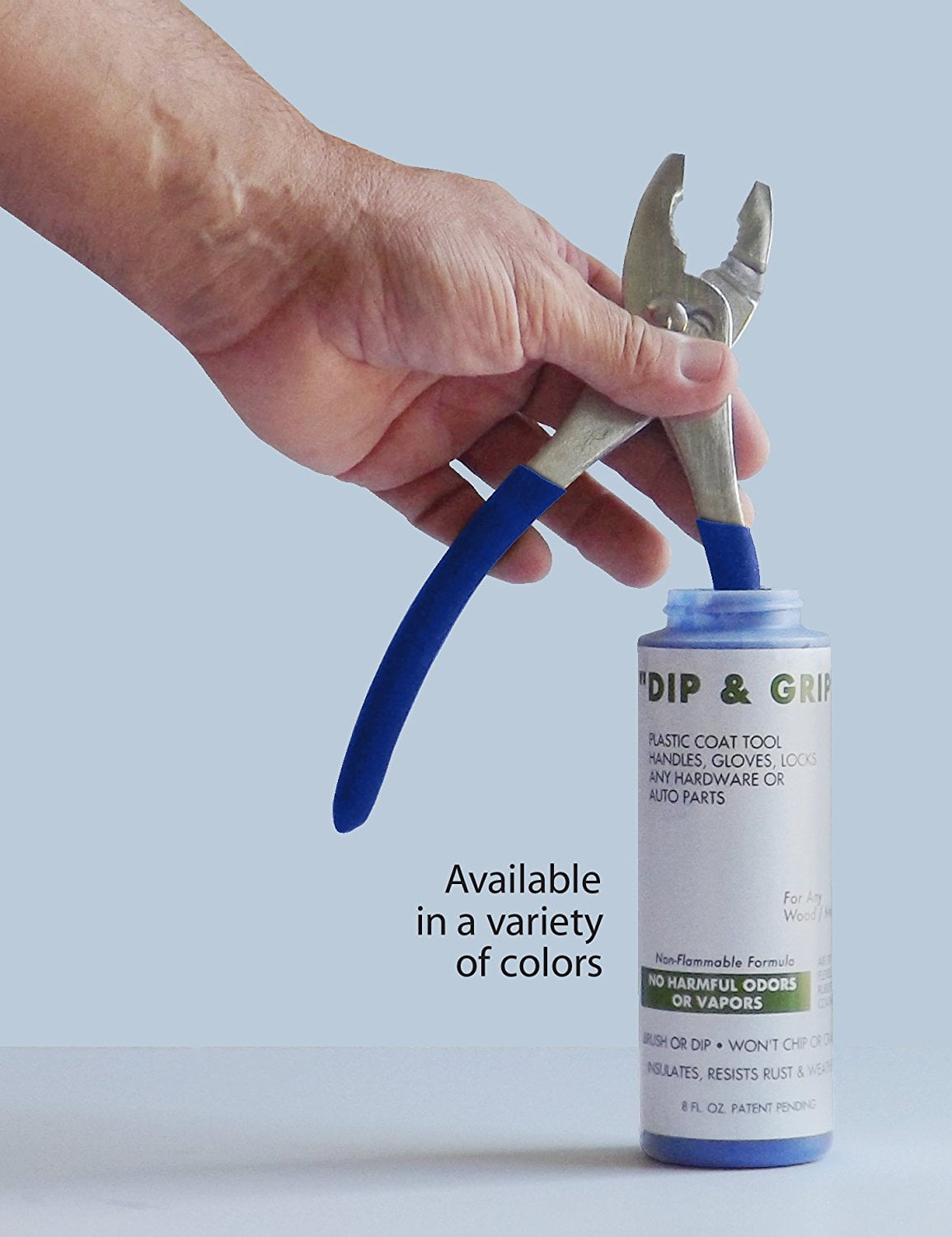 Dip and Grip Rubberized Plastic CoatingBlue Coating