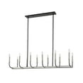 thumbnail image 5 of Z-Lite Haylie 12 Light Steel Island Pendant in Matte Black and Brushed Nickel, 5 of 8