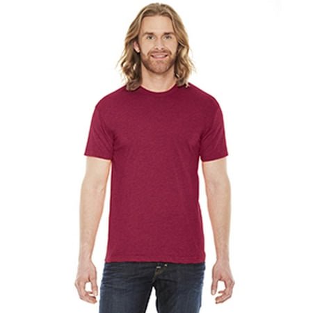 American Apparel Unisexe Poly-Coton Manches Courtes Col Rond