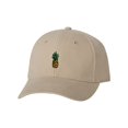 thumbnail image 1 of Adult Pineapple Embroidered Dad Hat Structured Cap, 1 of 1