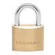 thumbnail image 1 of Candado Master Lock Latón 40Mm Gancho 22Mm 4 Piezas, 1 of 3
