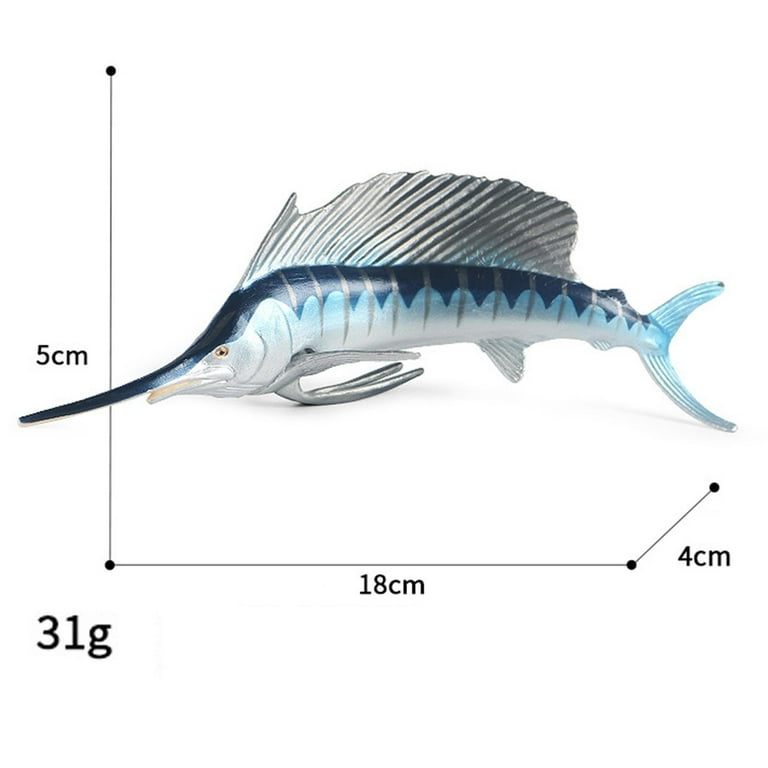 Realistic toy best sale fish