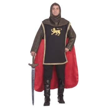 Mens Medieval Knight Adult Halloween Costume