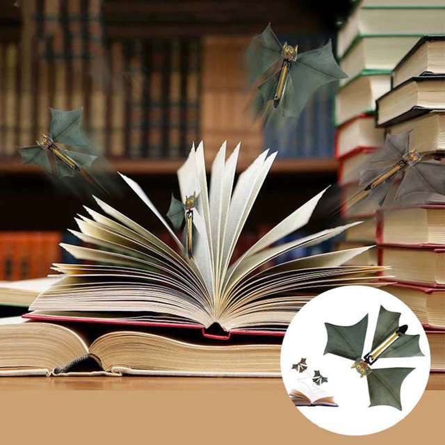 Magical Flying Bats Bookmarks Will Fly Bats Magician Props Surprise Quirky Trick Toys