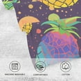 thumbnail image 7 of Dreamtimes Rainbow Pineapples Bath Towels Set 16×28 inches, Cotton Face Towel Water Absorbent Lightweight Quickdry Hand Towels for Bathroom Ktichen Travel Gym, 7 of 7