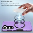 thumbnail image 2 of Magnetic Phone Case for Samsung Galaxy S23 Compatible for Magsafe, Military-Grade Shockproof Protective Case with Built-in Magnet Circle for Samsung Galaxy S23, MS Purple, 2 of 18