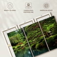 thumbnail image 6 of Elephant Stock Zen Lakeside Bonsai Trees Wall Art - Horizontal Multi Panel Canvas - Living Room Wall Decor - Floral And Botanical Multi Panel - Black And Brown Decor - 45" x 28", 6 of 8