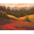 thumbnail image 2 of Reeves, Molly 14x12 Black Ornate Wood Framed with Double Matting Museum Art Print Titled - Tuscan Sunset, 2 of 4