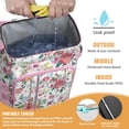 thumbnail image 2 of Blossom Pattern Floral Print Insulated Cooler Backpack - 20L Leakproof & Easy to Clean, Great for Camping, 2 of 5