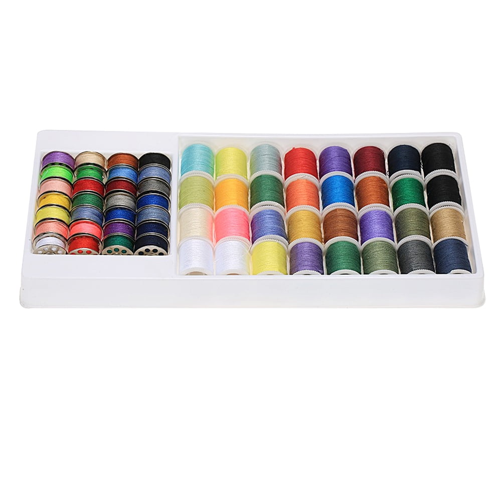 NEX 60pcs Sewing Thread Kit Mixed Colors Spool Sewing Thread for Hand  Machine