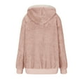 thumbnail image 6 of Patlollav Womens Fashion Zipper Long Sleeve Hooded Coats, 6 of 7