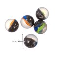 thumbnail image 2 of Raindrops 5pcs Transparent Rubber Jumping Balls Funny For Playtime Party And Learning Activities And Safe, 2 of 5