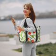 thumbnail image 5 of Travel Duffle Bag Asparagus tomato Pattern Travel Tote Bags Carry on Luggage Waterproof Weekender Bags with Top Handle Adjustable Shoulde Strap for Travel Gym, 5 of 5