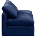 thumbnail image 5 of Meridian Furniture Indulge 70" Contemporary Velvet Modular Sofa in Navy, 5 of 8