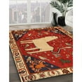 thumbnail image 2 of Ahgly Company Indoor Square Traditional Red Persian Area Rugs, 6' Square, 2 of 6