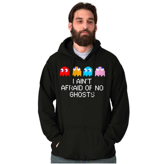 PACMAN I Ain't Afraid of No Ghosts Hoodie Sweatshirt Women Men Brisco Brands S