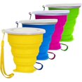 thumbnail image 1 of Taza de Silicona Plegable para Camping CHAO Paquete de 4, 1 of 5