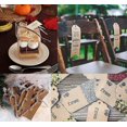 thumbnail image 5 of 200pcs Kraft Card Kraft Paper Tag Tag 9 X 4cm Jute Twine 60m For Gift, Luggage, Wedding White Brown Gifts For Children's Day, 5 of 5