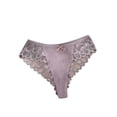 thumbnail image 4 of Blmnix Womens Underwear Thong Underwear Cheeky Plus Size Boxer Shorts Lace Panties Purple Womens Cotton Underwear, 4 of 5