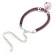 thumbnail image 4 of Viccilley Collar de Gato - Collar de Mascotas de Estilo japonés, Accesorio de Nailon, Suministro de Gatito, Collar de Campana de Gato con Cadena de extensión(Rosado), 4 of 5