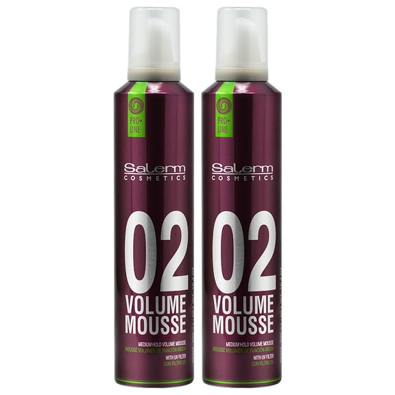 Salerm Pro Line 02 Volume Mousse Medium Hold 300ml/10.4oz (Pack of 2)