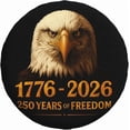 thumbnail image 2 of USA Patriotic Spare Tire Cover United States 250th Anniversary Wheel Protectors Weatherproof Universal Wheel Cover Fit for Rv SUV Travel Trailer Camper Truck, 2 of 10