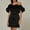 Black, variant on Tbopshirt Wedding Guest Dresses for Women Solid Color Bra Off Shoulder Slim Fit Wrap Hip Dress